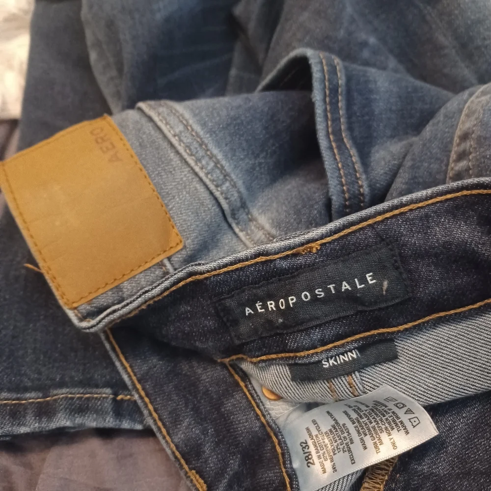 Aeropostale Men's Distressed Stretch Skinny Jeans Sz 28X32